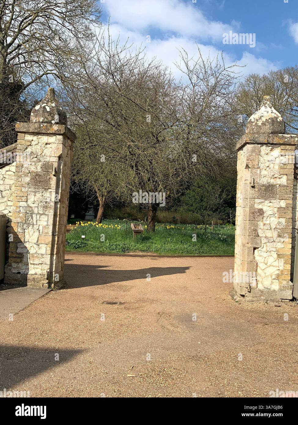 Anglesey Abbey gardens garden Cambridgeshire life weather National Trust family day out English Countryside weather nice place walks walking outside - Smartphone Captured Stock Image