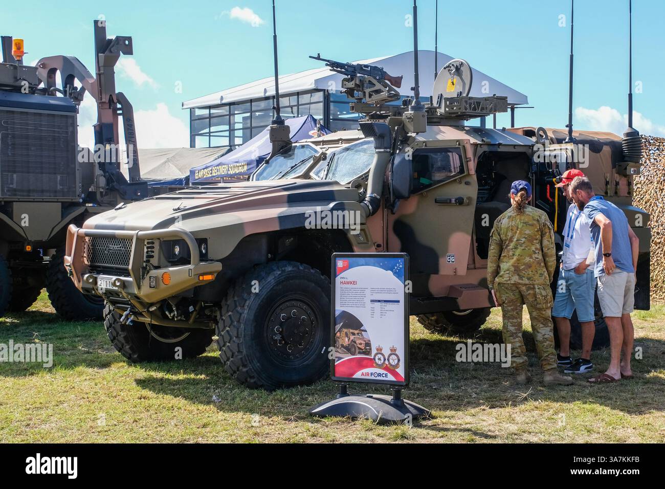 Hawkei Rws The Hawkei, an Australian light four-wheel-drive protected mobility ...