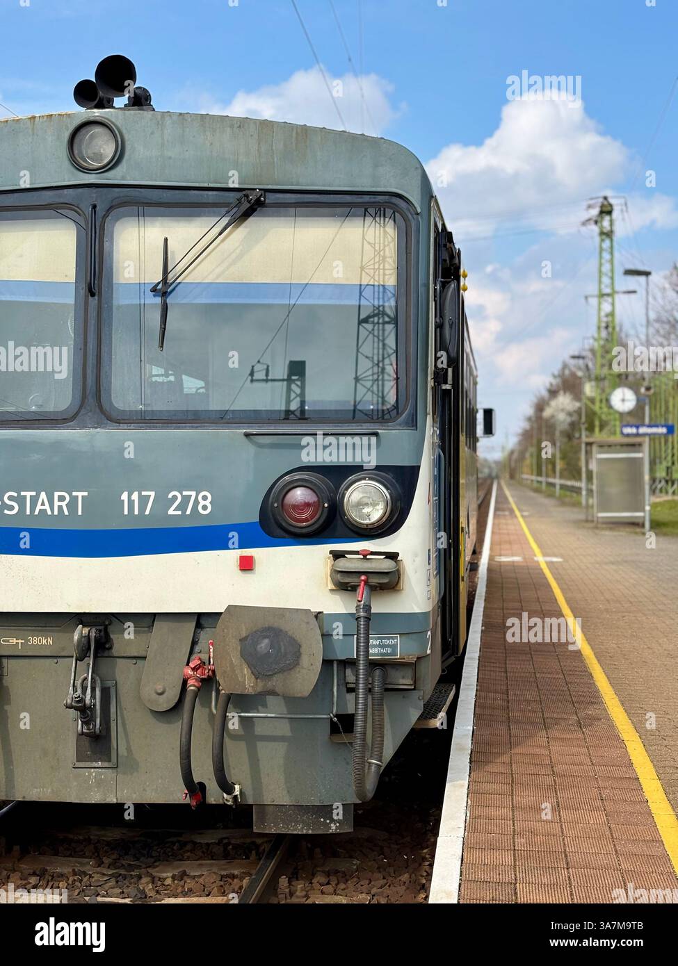 Czech railcar - Smartphone Captured Stock Image