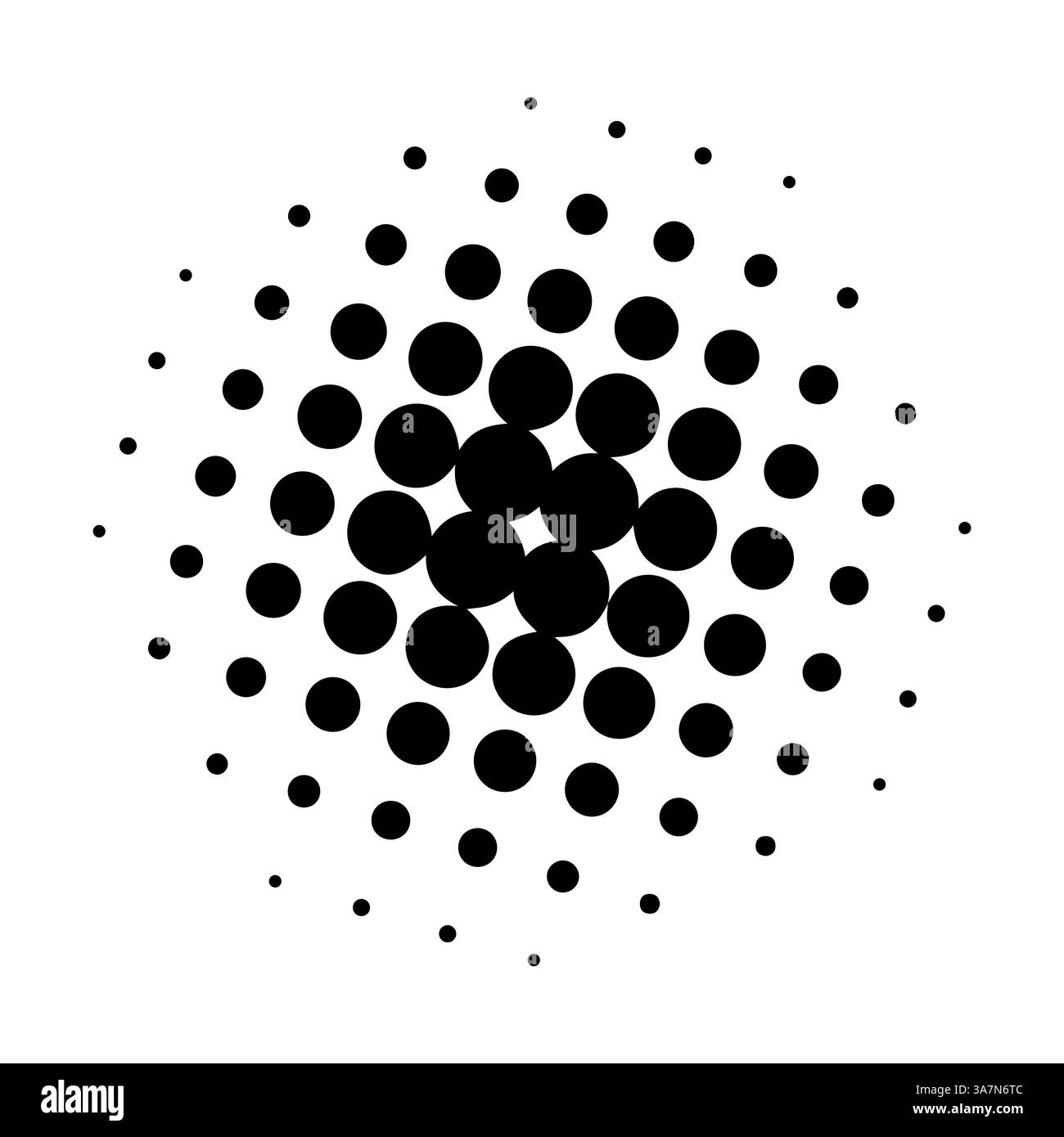 Halftone raster dots. Vector illustration Stock Vector Image & Art - Alamy