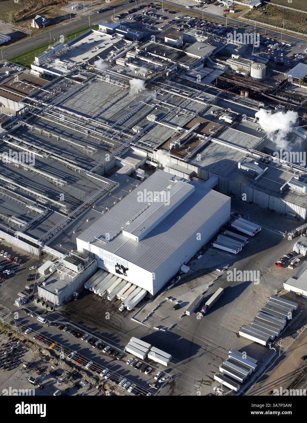 Dodge City, Kansas - The National Beef plant. National Beef is one of the  four dominant beef processing companies in the U.S. It is owned by the  large Stock Photo - Alamy