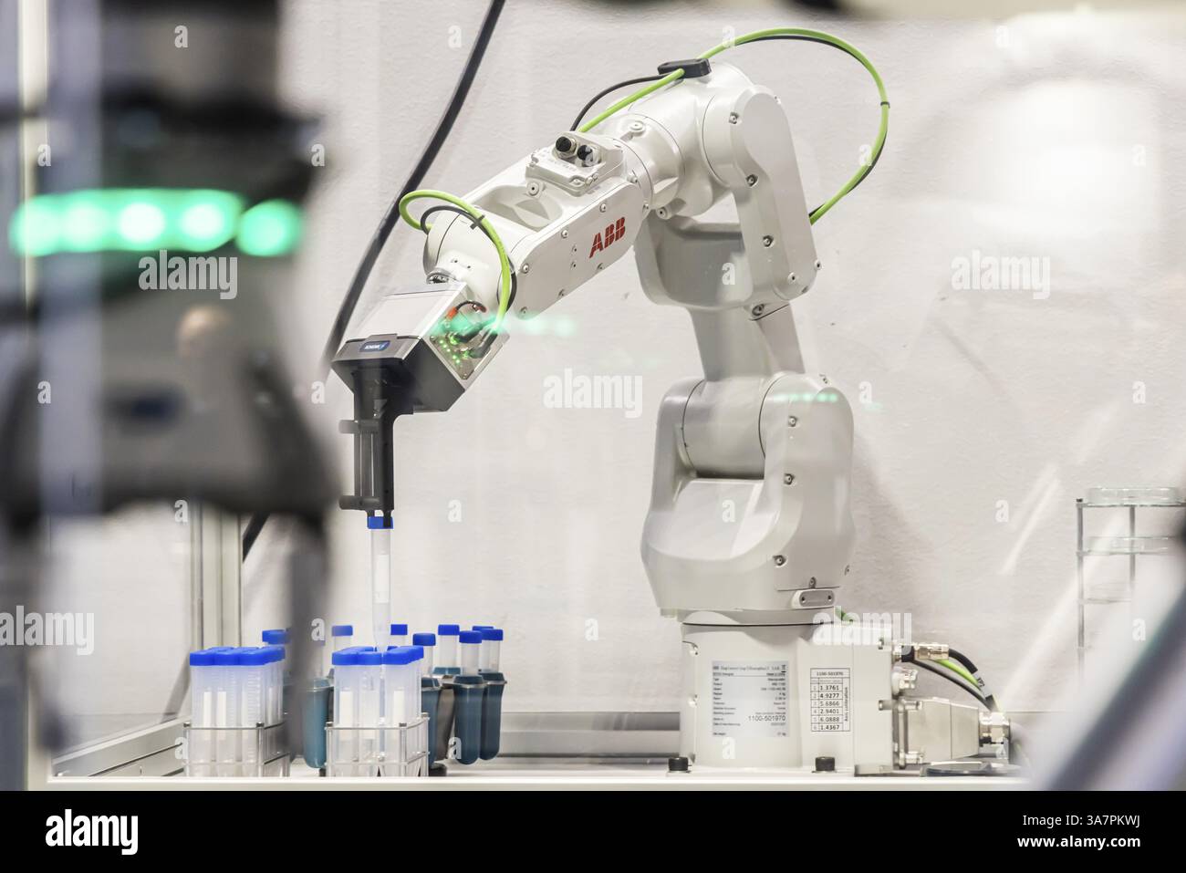 European Robotics Forum (ERF) in Stuttgart. Networking event for researchers, scientists and companies. This year's focus is on synergies between robo Stock Photo