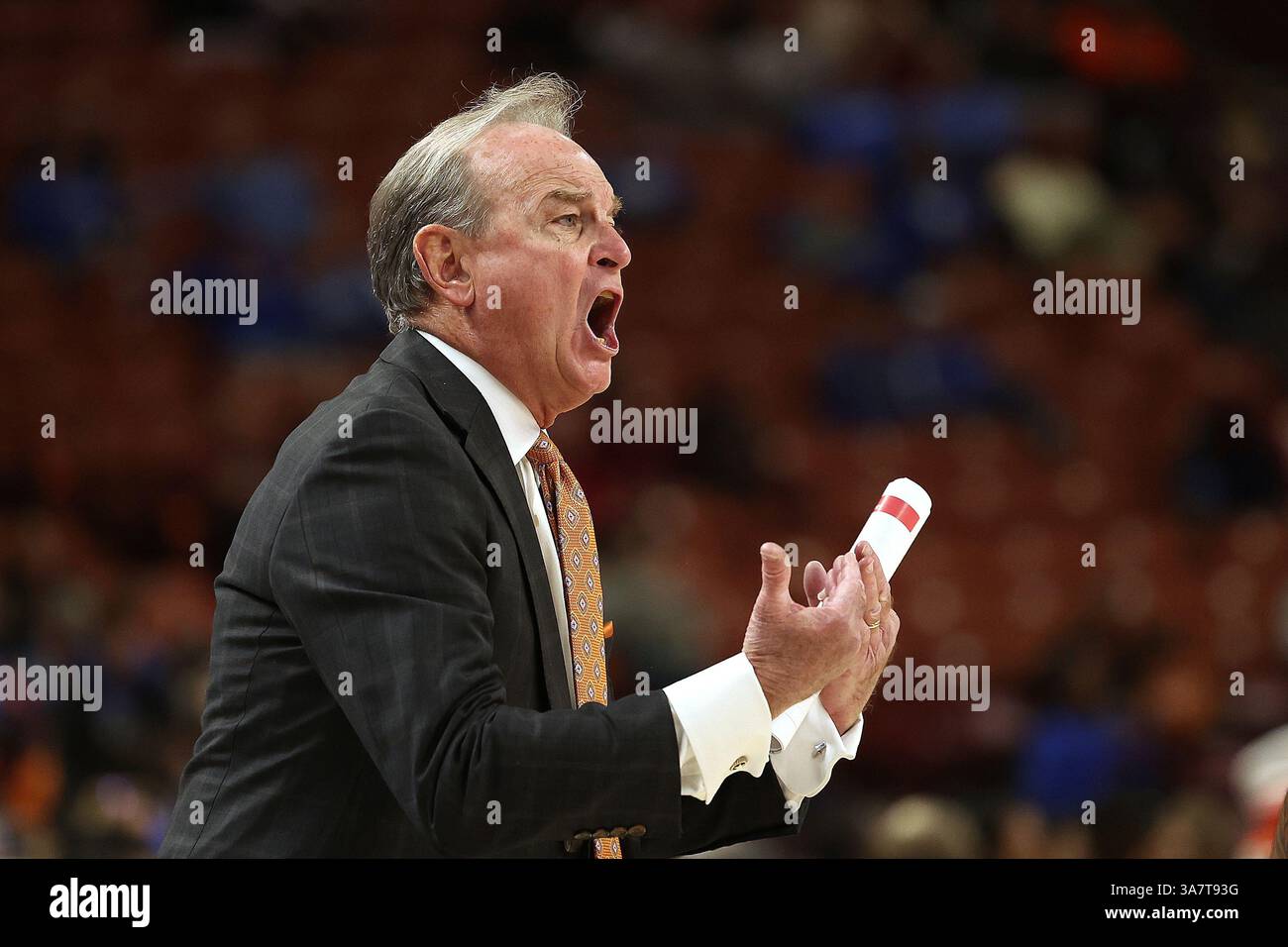 GREENVILLE, SC - MARCH 07: Texas Longhorns head coach Vic Schaefer ...
