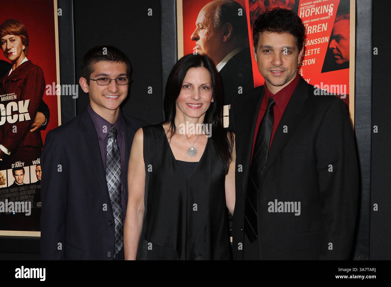 Ralph Macchio and family at the premiere of 'Hitchcock' at the Ziegfeld  Theater. New York, NY. 18th November 2012 Stock Photo - Alamy, image size:1300x956