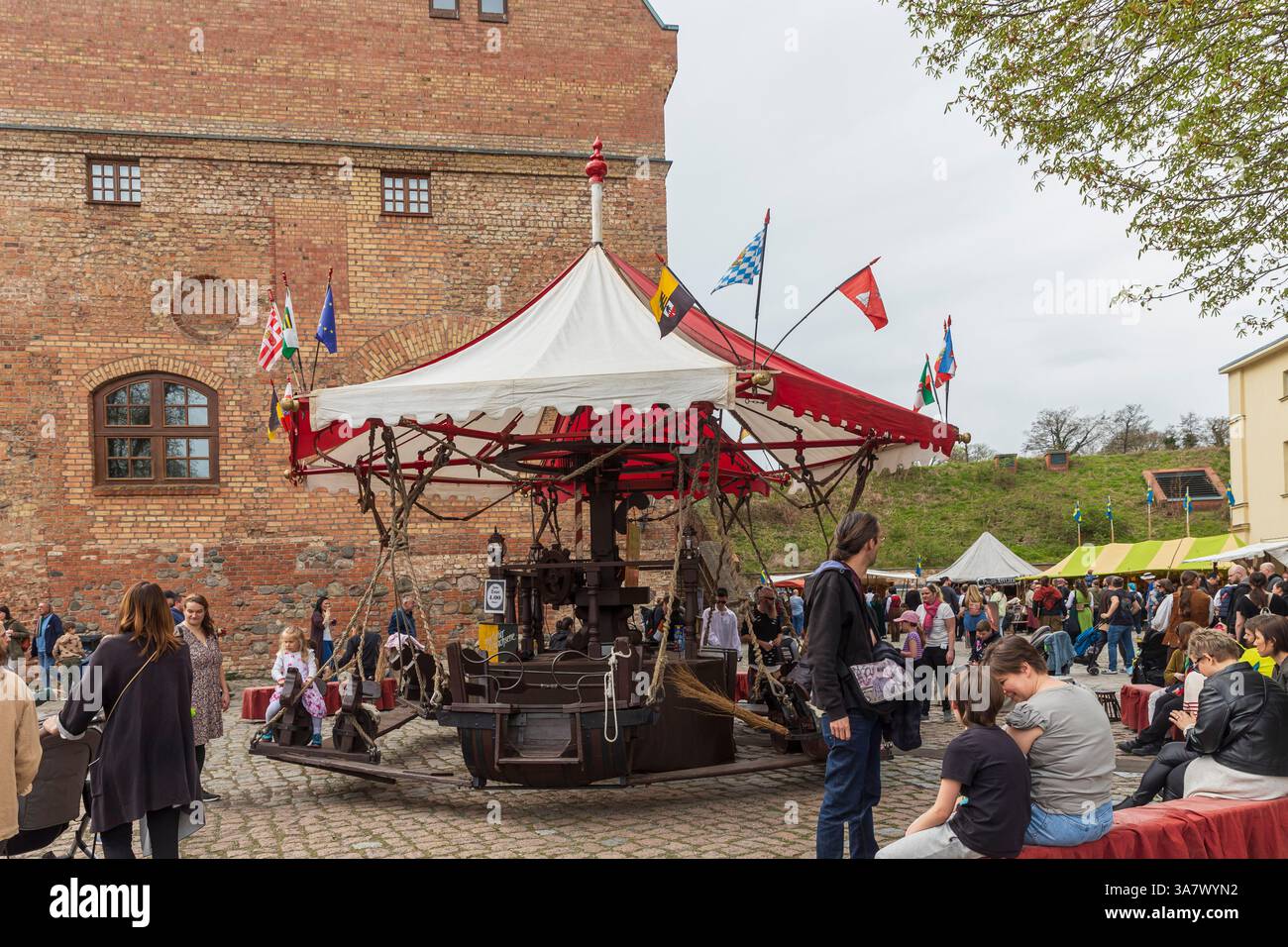 Berlin, Germany - 30 March, 2024: Medieval Fair: Easter Knight ...