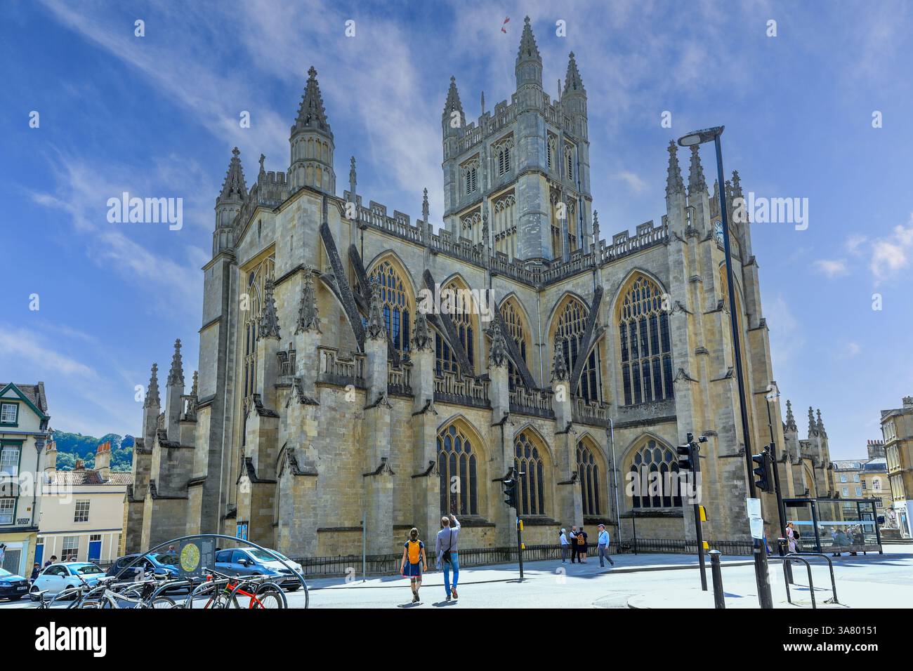 Bath Abbey, Bath, Somerset, England, UK Stock Photo