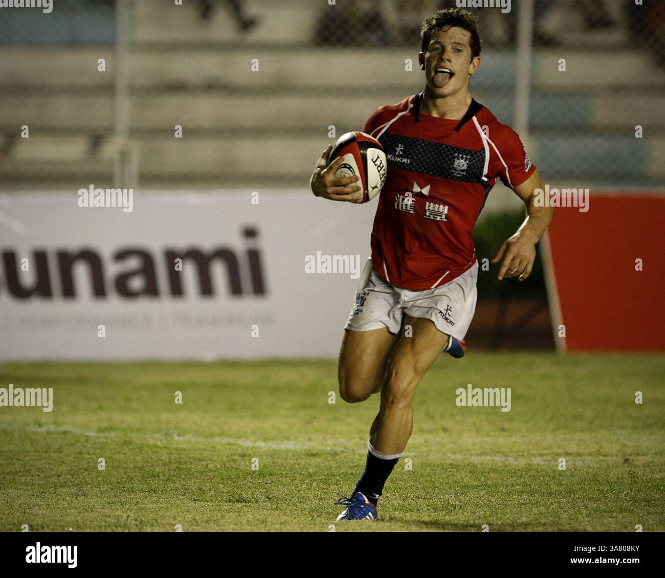 Jonny Rees Rugby May 4, 2013 - Manila, Philippines - Hong Kong's JONNY REES sticks his ...