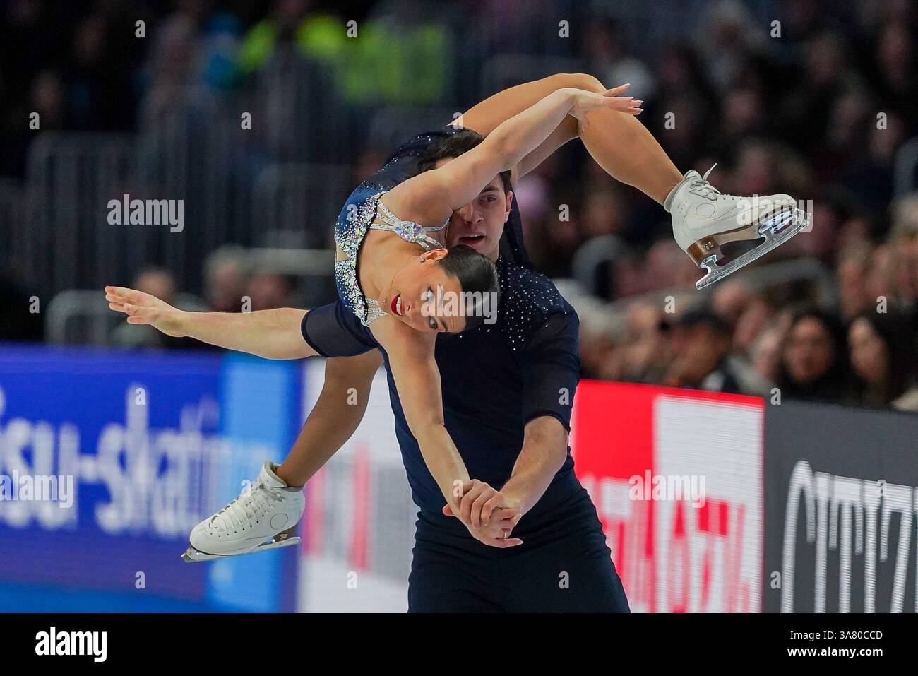 Luke Digby Anastasia Vaipan-Law and Luke Digby of Great Britain perform in the ...