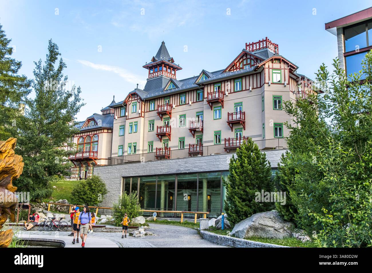 strbske-pleso-slovakia-july-16-2023-grand-hotel-kempinski-high