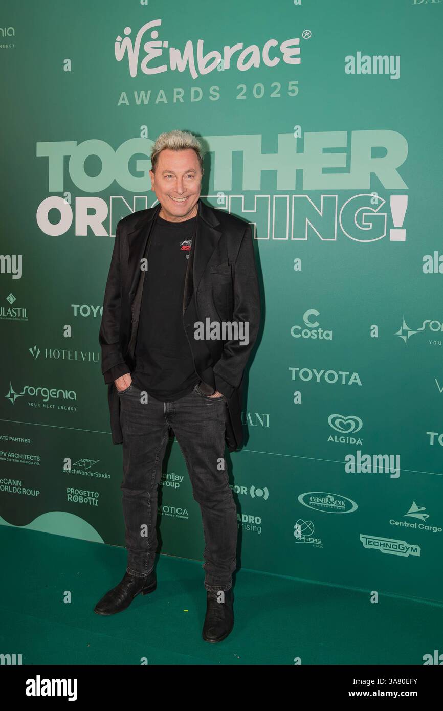 News - Red Carpet - Wembrace Awards 2025 Dj Ringo poses for a ...