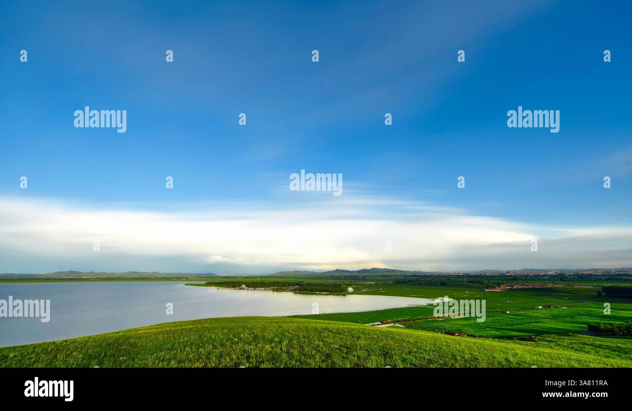 Panorama rolling green hills hires stock photography and images Alamy