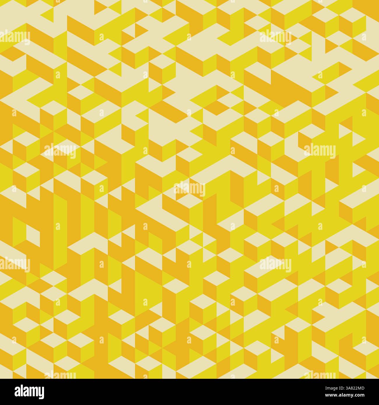 Abstract 3d geometrical background. Mosaic. Vector illustration. Stock Vector