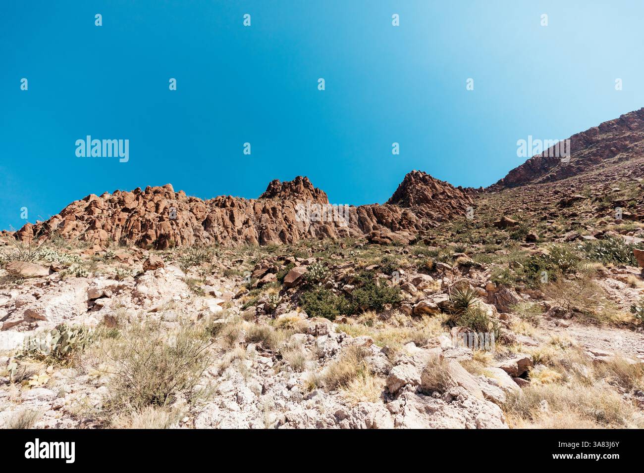 Rough dry rocky landscape texas hi-res stock photography and 