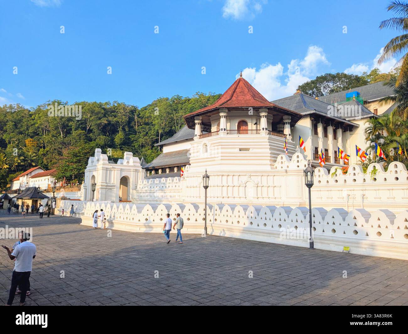 The Temple of the Sacred Tooth - Smartphone Captured Stock Image