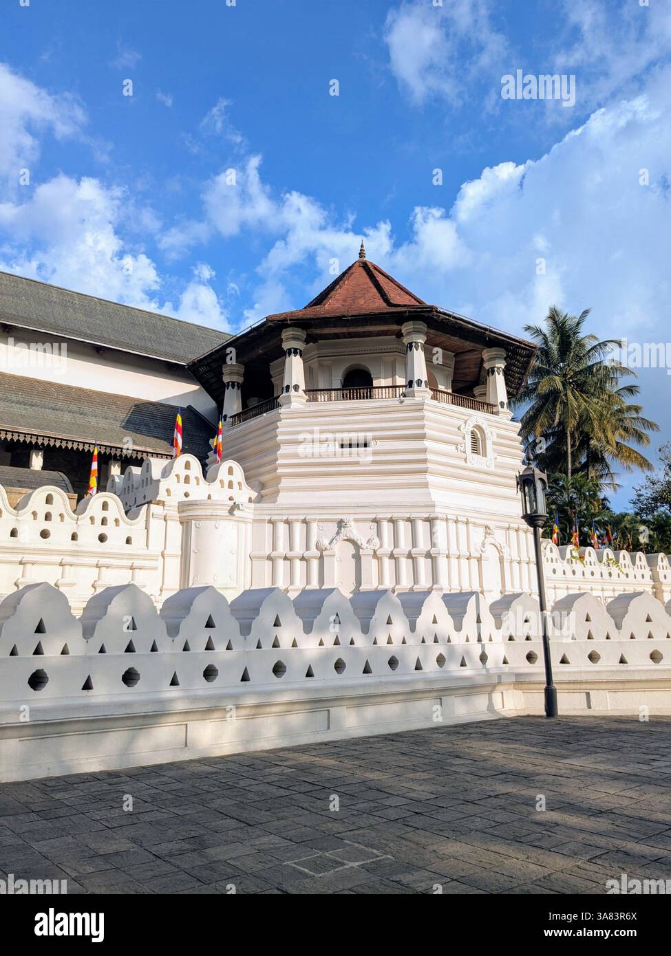 The Temple of the Sacred Tooth Relic - Smartphone Captured Stock Image
