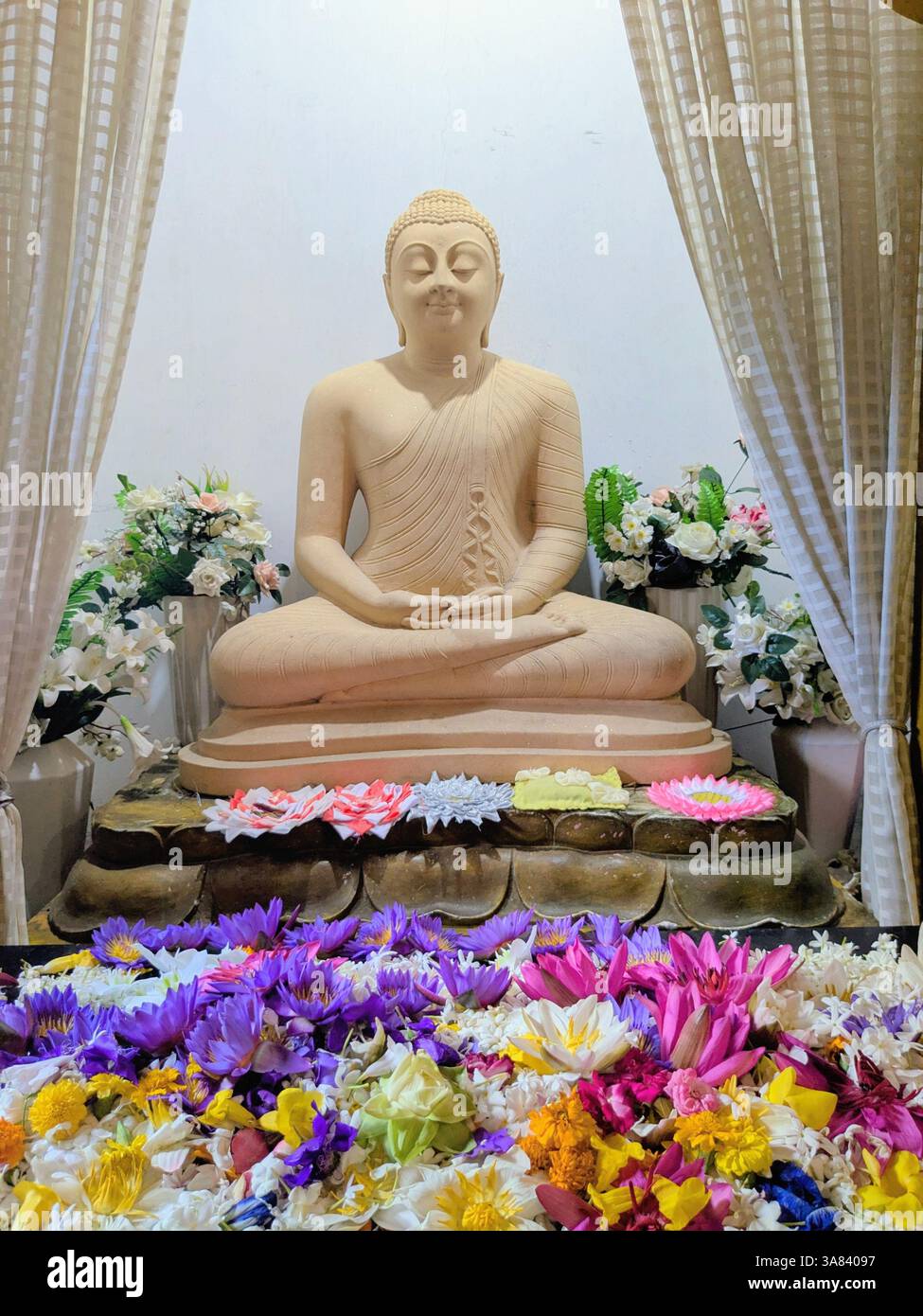 Statue of buddha - Smartphone Captured Stock Image