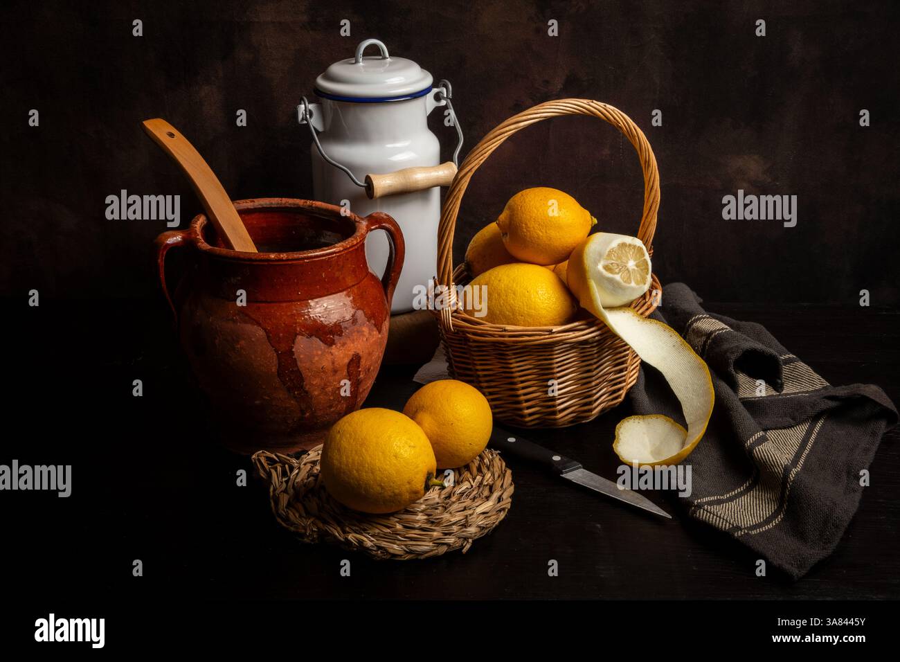 Photo inspiration: Fresh Look at Still Life View With Lemons Stock Photo