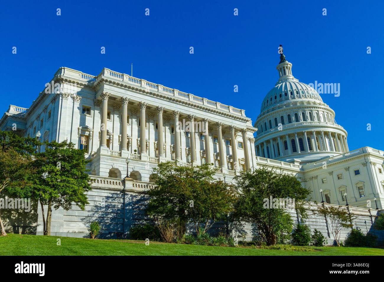 View of the United States Capitol Building, Washington, D.C., United States of America Stock Photo
