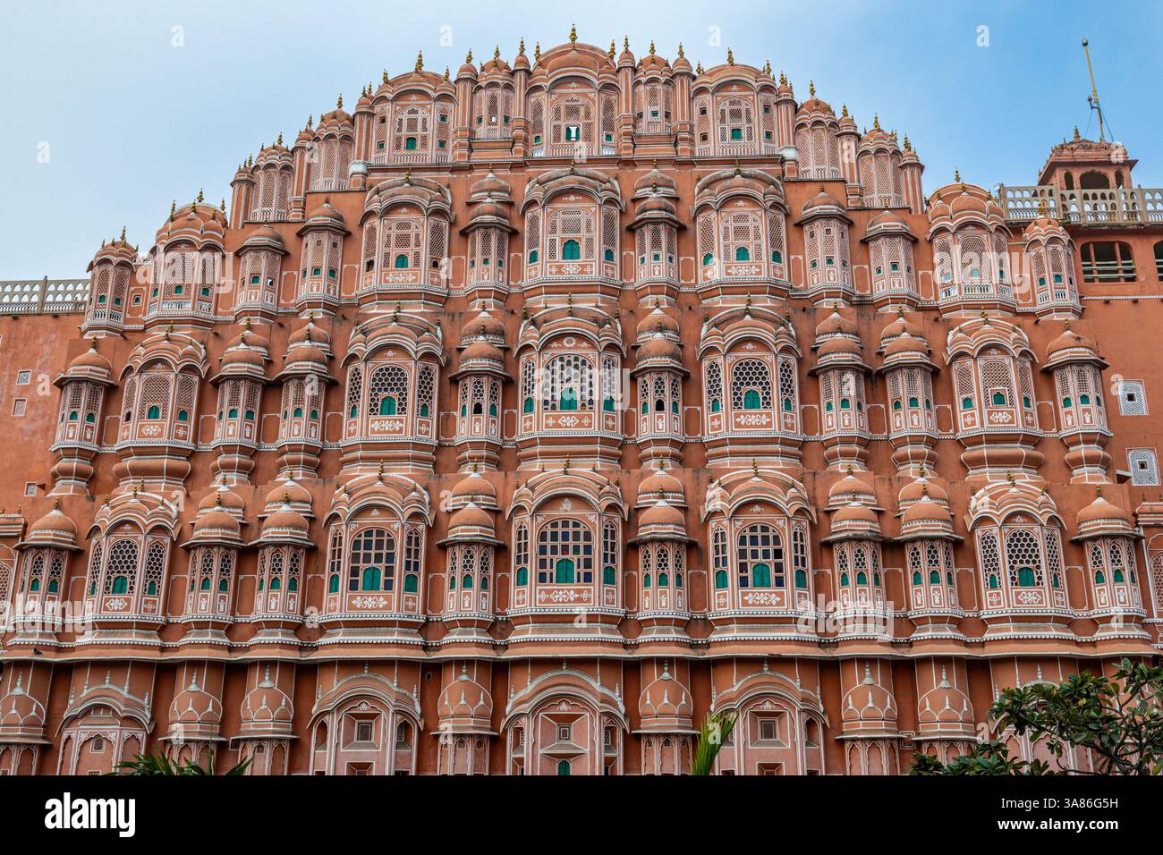Hawa Mahal (Palace of the Winds), Jaipur, Rajasthan, India Stock Photo