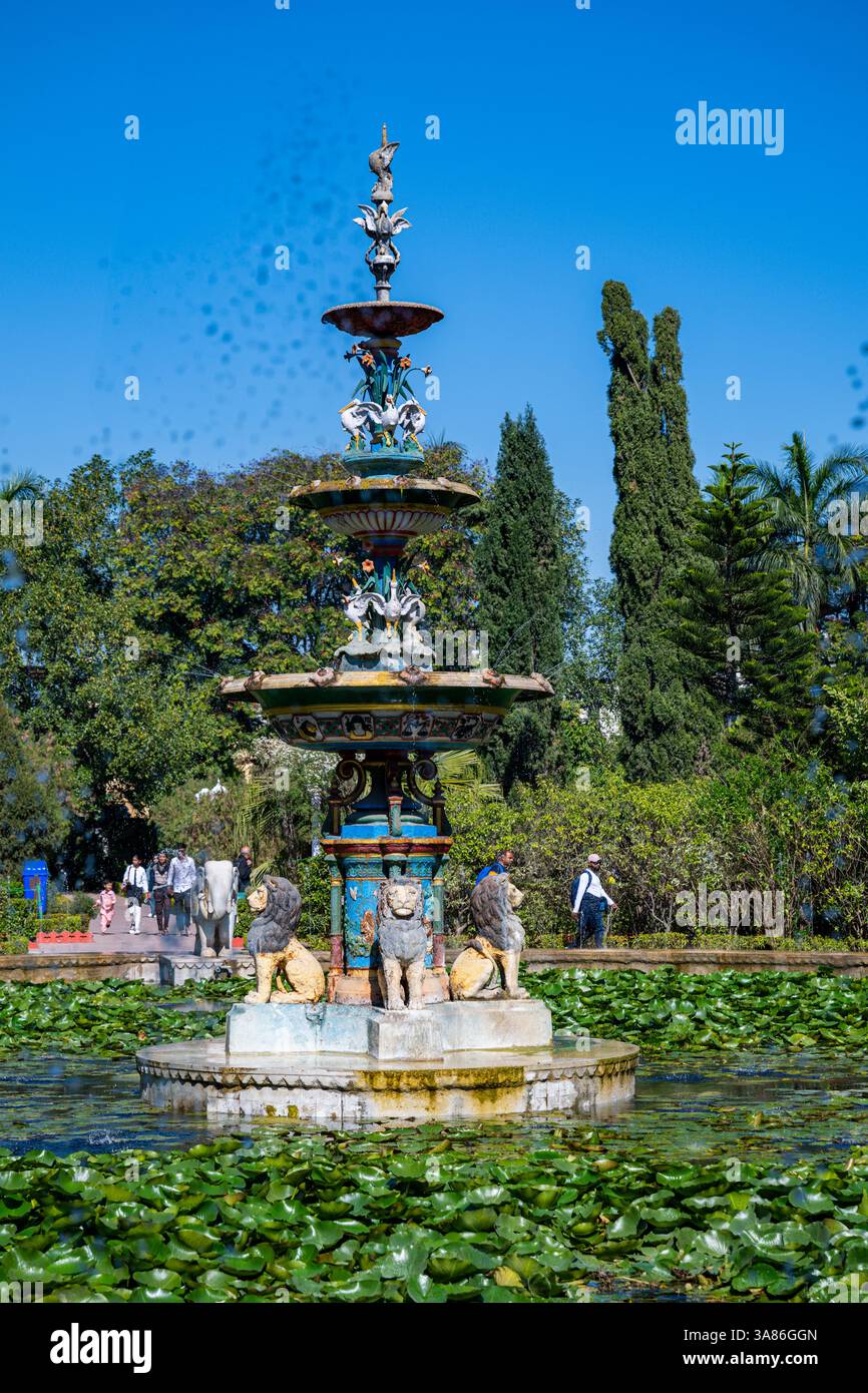 Gulab Bagh (Sajjan Niwas Garden), Udaipur, Rajasthan, India Stock Photo