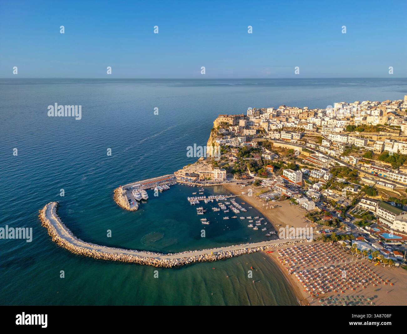 Peschici, Foggia, Apulia, Italy Stock Photo