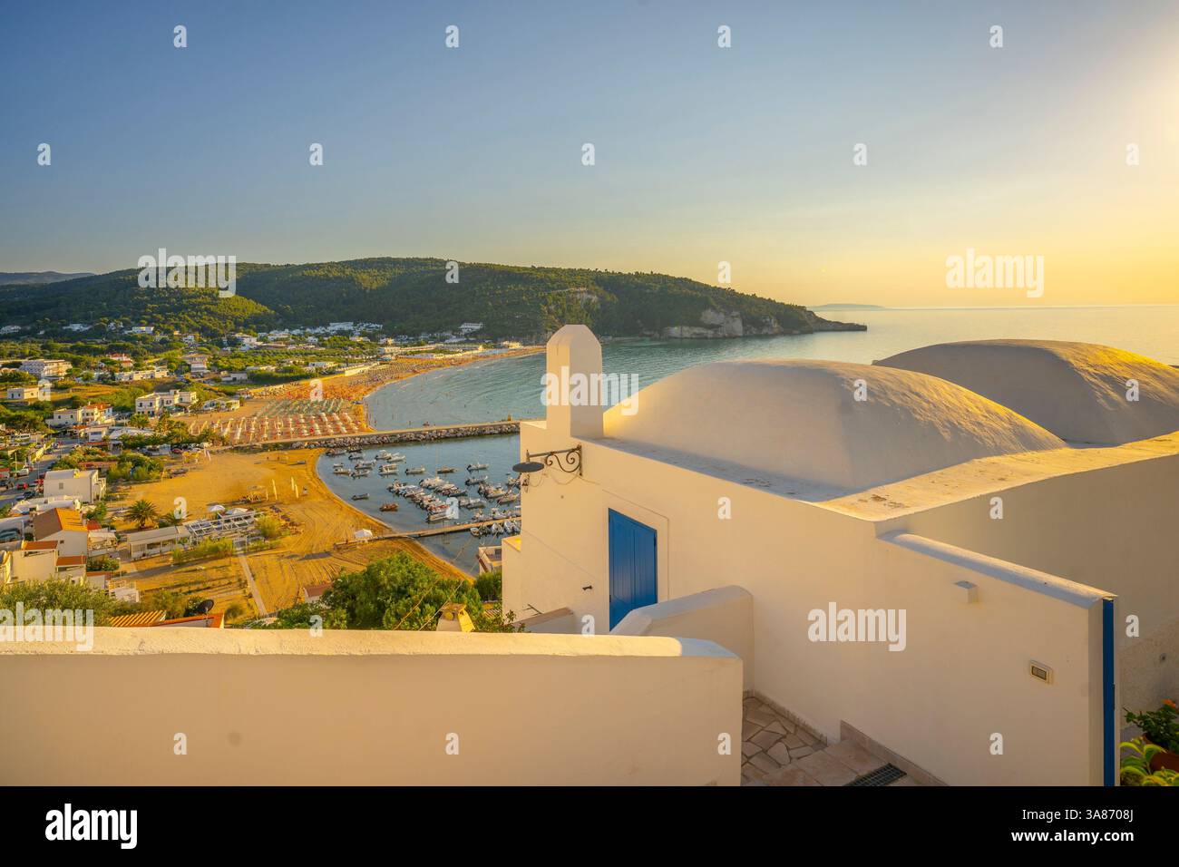 Peschici, Foggia, Apulia, Italy Stock Photo