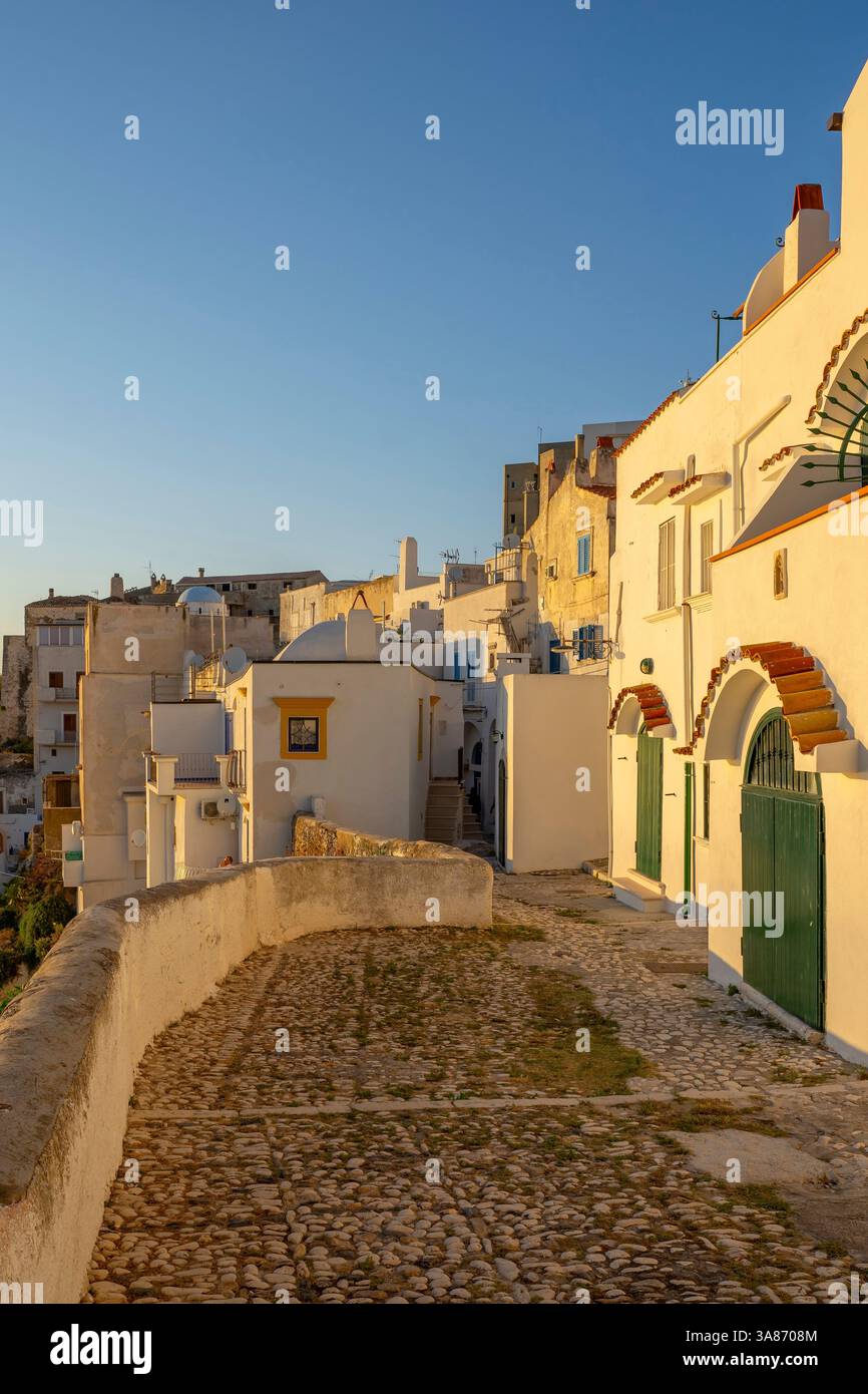 Peschici, Foggia, Apulia, Italy Stock Photo