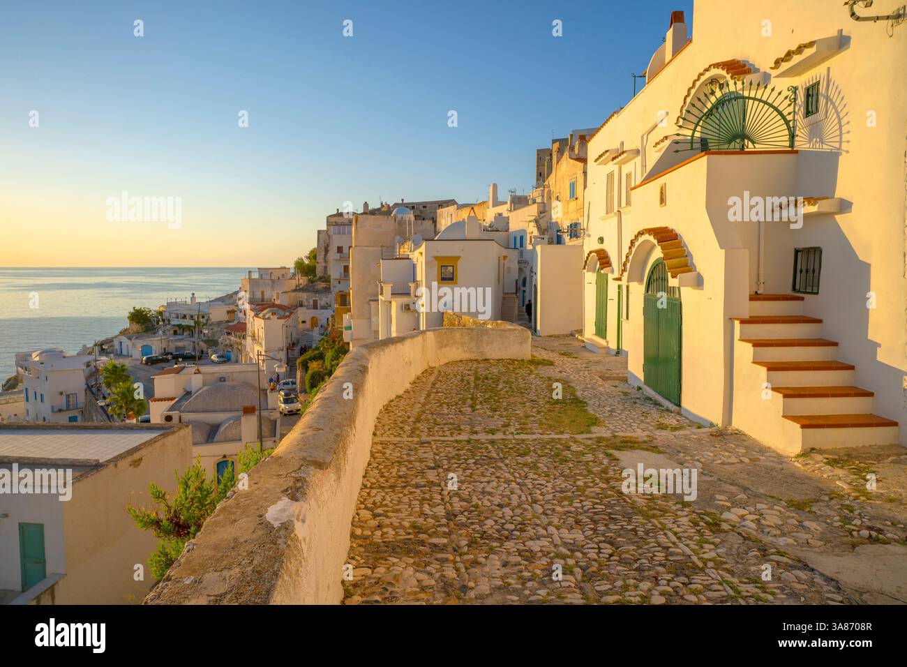 Peschici, Foggia, Apulia, Italy Stock Photo