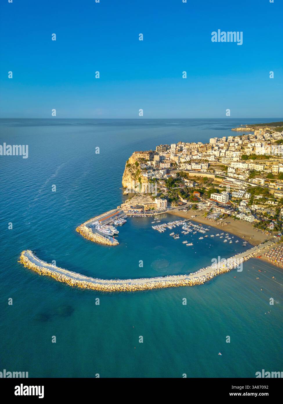 Peschici, Foggia, Apulia, Italy Stock Photo
