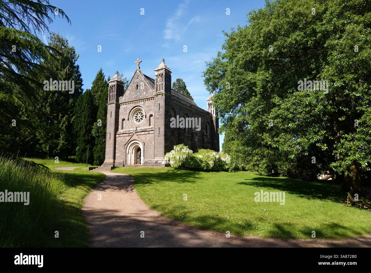 Chapel of Killerton House, Killerton Estate, Devon, England, United Kingdom Stock Photo