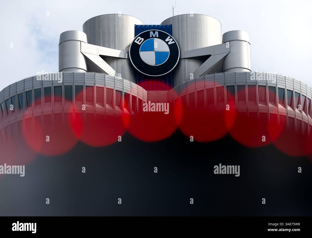 Munich, Germany. 28th Mar, 2025. The BMW brand logo can be seen on the ...