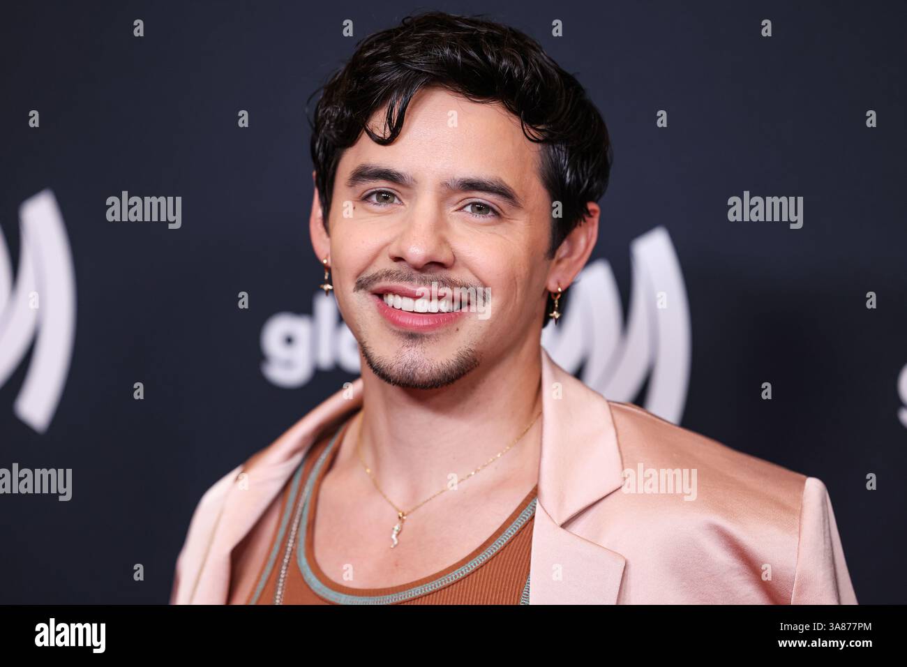 BEVERLY HILLS, LOS ANGELES, CALIFORNIA, USA - MARCH 27: David Archuleta arrives at the 36th Annual GLAAD Media Awards Los Angeles held at The Beverly Hilton Hotel on March 27, 2025 in Beverly Hills, Los Angeles, California, United States. (Photo by Xavier Collin/Image Press Agency) Stock Photo