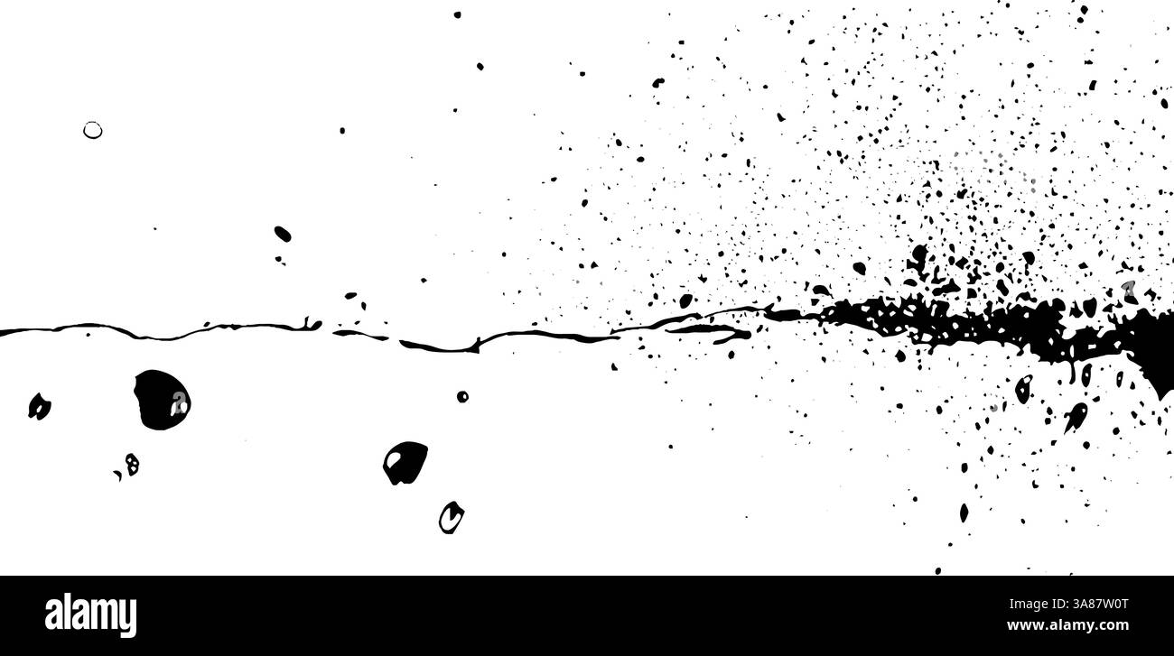 Ice scratch grunge texture Black and White Stock Photos & Images - Alamy