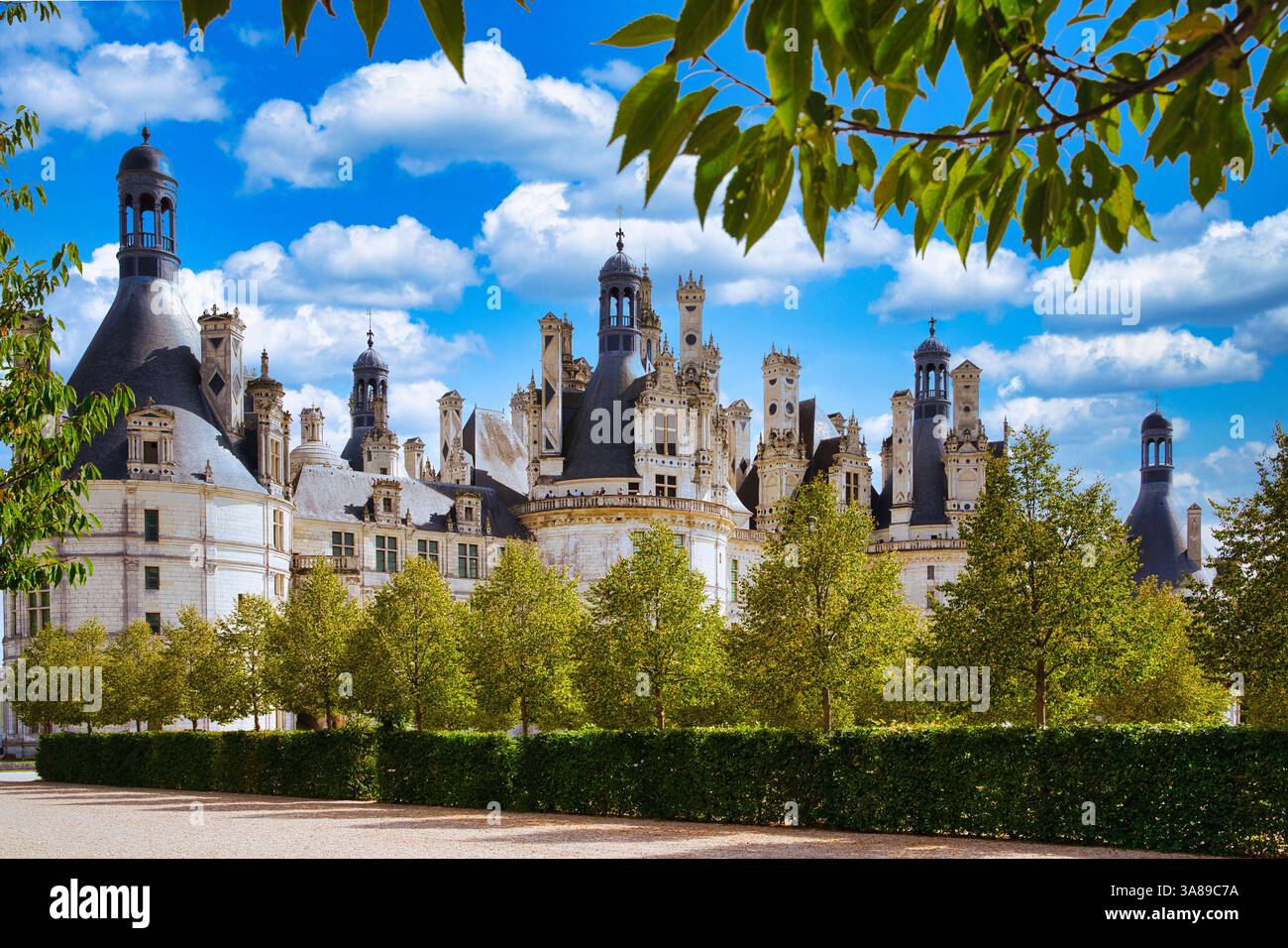 Chateau , Chambord, Loire, Loiretal, France, Frankreich, Reisen, Urlaub Stock Photo