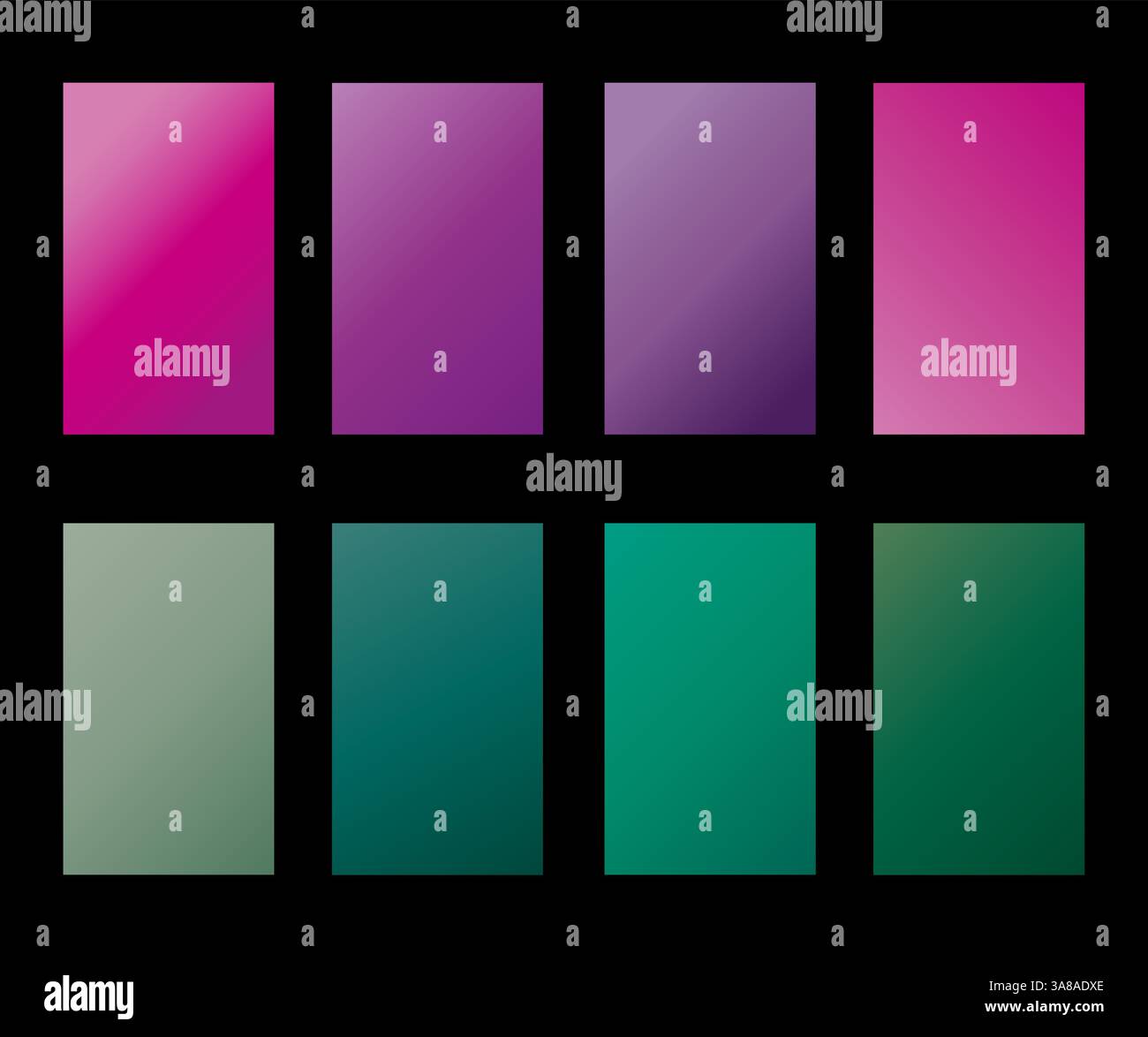 Set of gradients bright, smooth, pastel gradient colors designs for ...