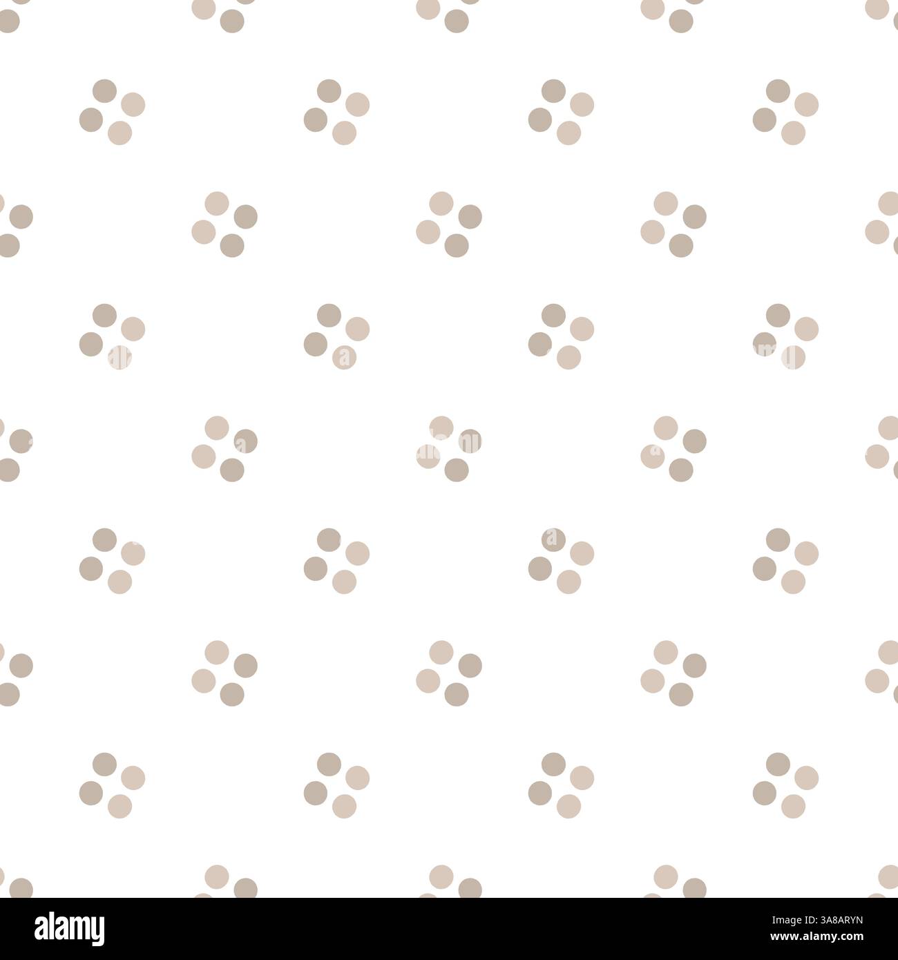 Seamless pattern in minimalist style. Abstract dots. Stock Vector