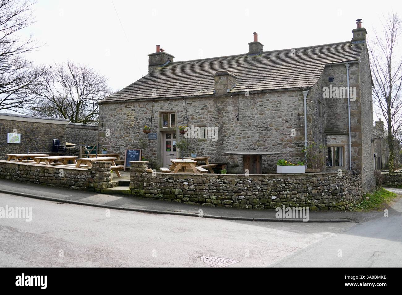 The old manor house circa 1620. A huge fireplace was added in 1701 ...