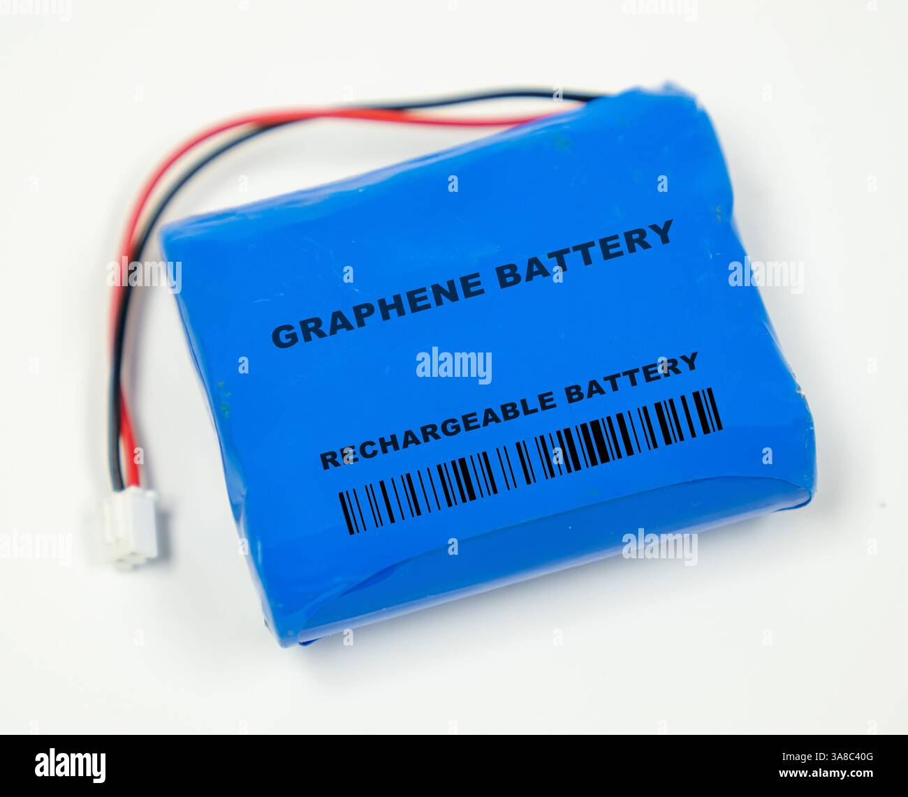 Graphene Battery Emerging technology with ultra-fast charging Stock Photo
