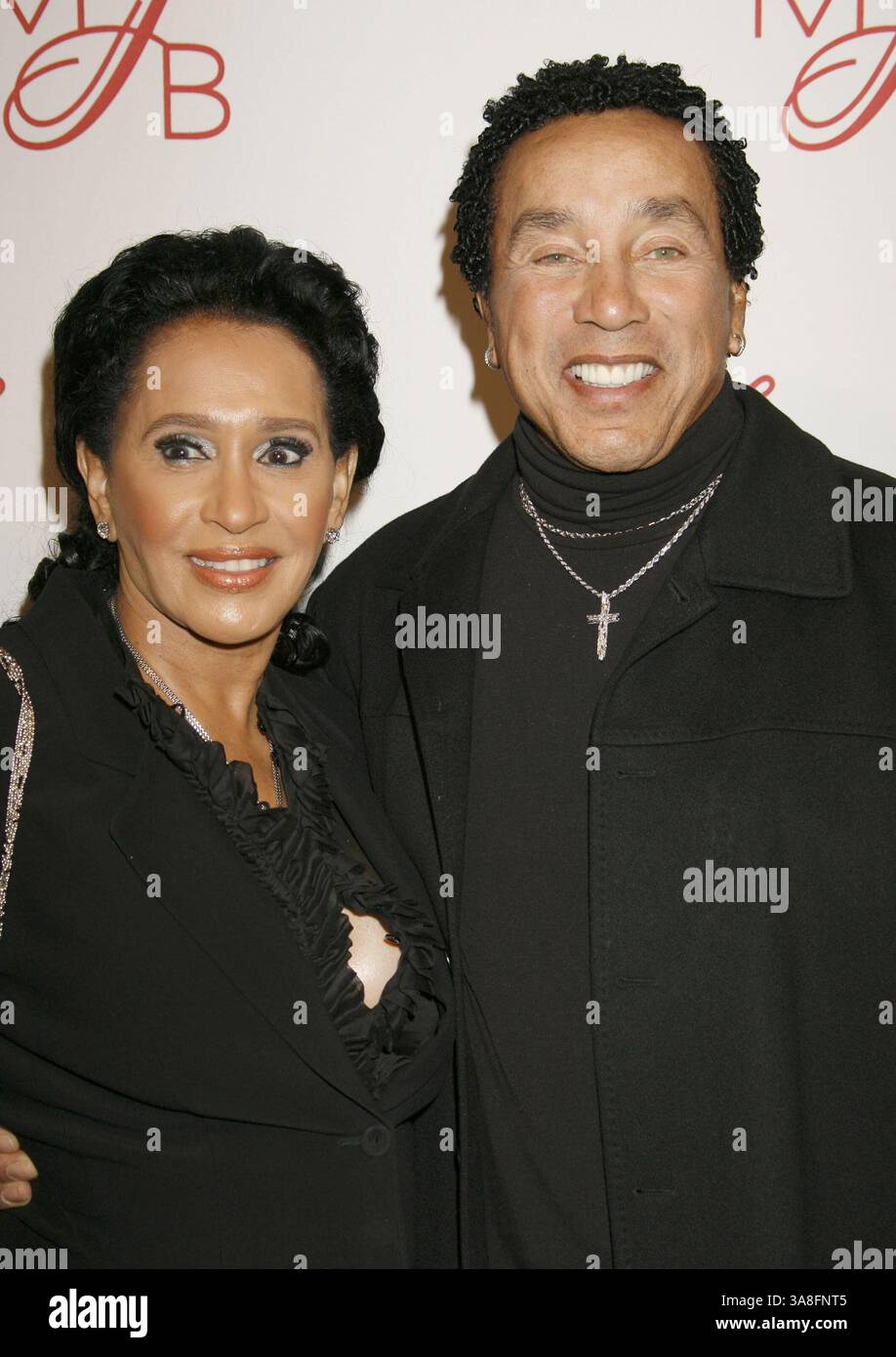 February 10, 2007 - Hollywood, California, U.S. - 09 February 2007 - Hollywood, California - Smokey Robinson. ''Celebrate Mary J. Blige'' hosted by Jada and Will Smith held at Boulevard3. Photo Credit: Russ Elliot/AdMedia. (Credit Image: © Russ Elliot/AdMedia via ZUMA Wire) Stock Photo