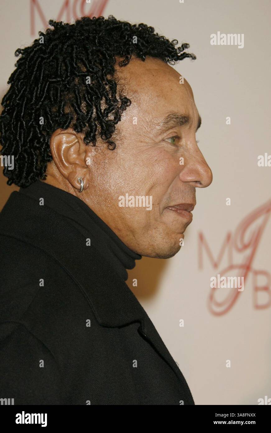 February 10, 2007 - Hollywood, California, U.S. - 09 February 2007 - Hollywood, California - Smokey Robinson. ''Celebrate Mary J. Blige'' hosted by Jada and Will Smith held at Boulevard3. Photo Credit: Russ Elliot/AdMedia. (Credit Image: © Russ Elliot/AdMedia via ZUMA Wire) Stock Photo