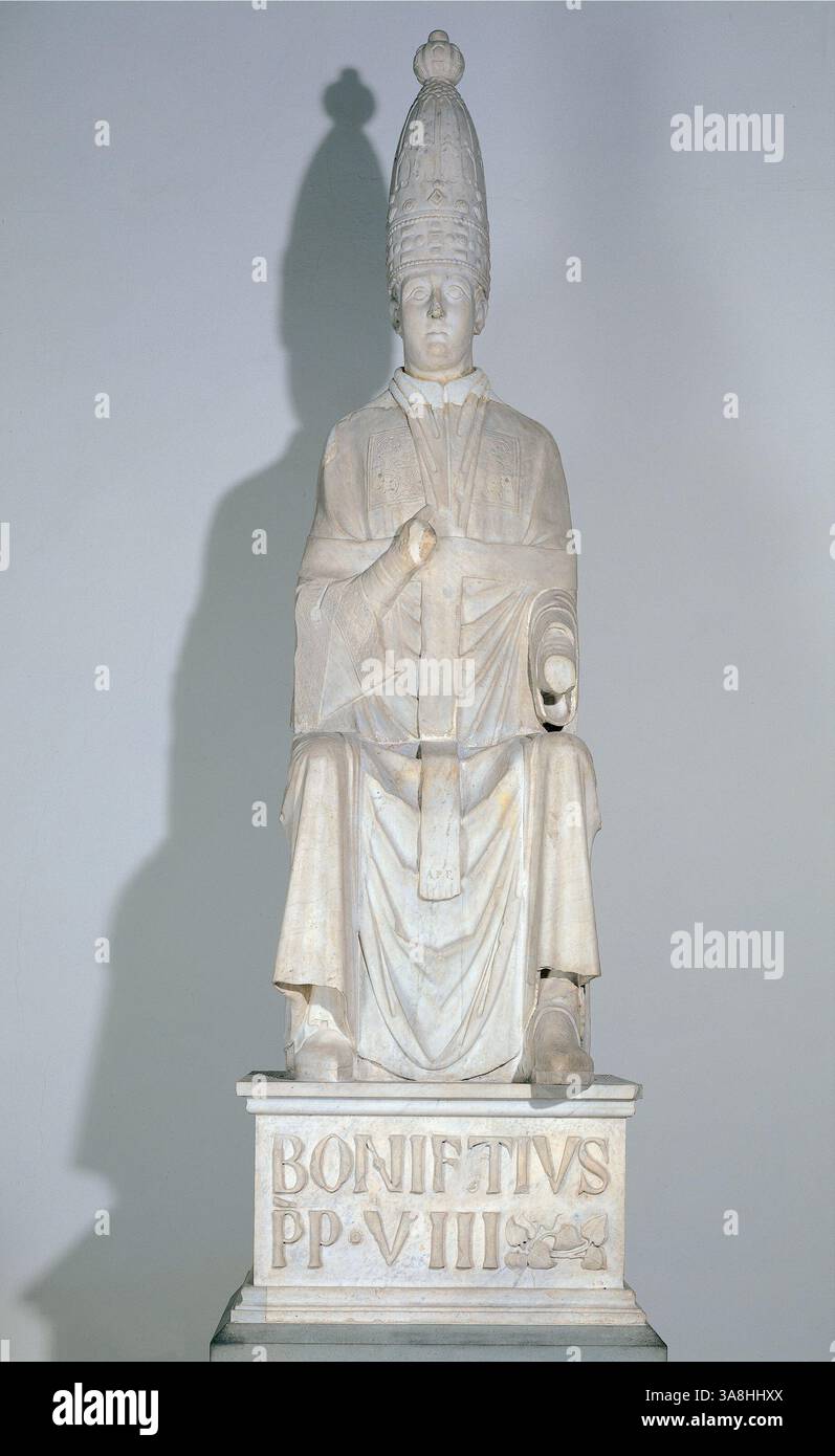 Arnolfo di Cambio, Arnolfo di Cambio, Pope Boniface VIII, 1296