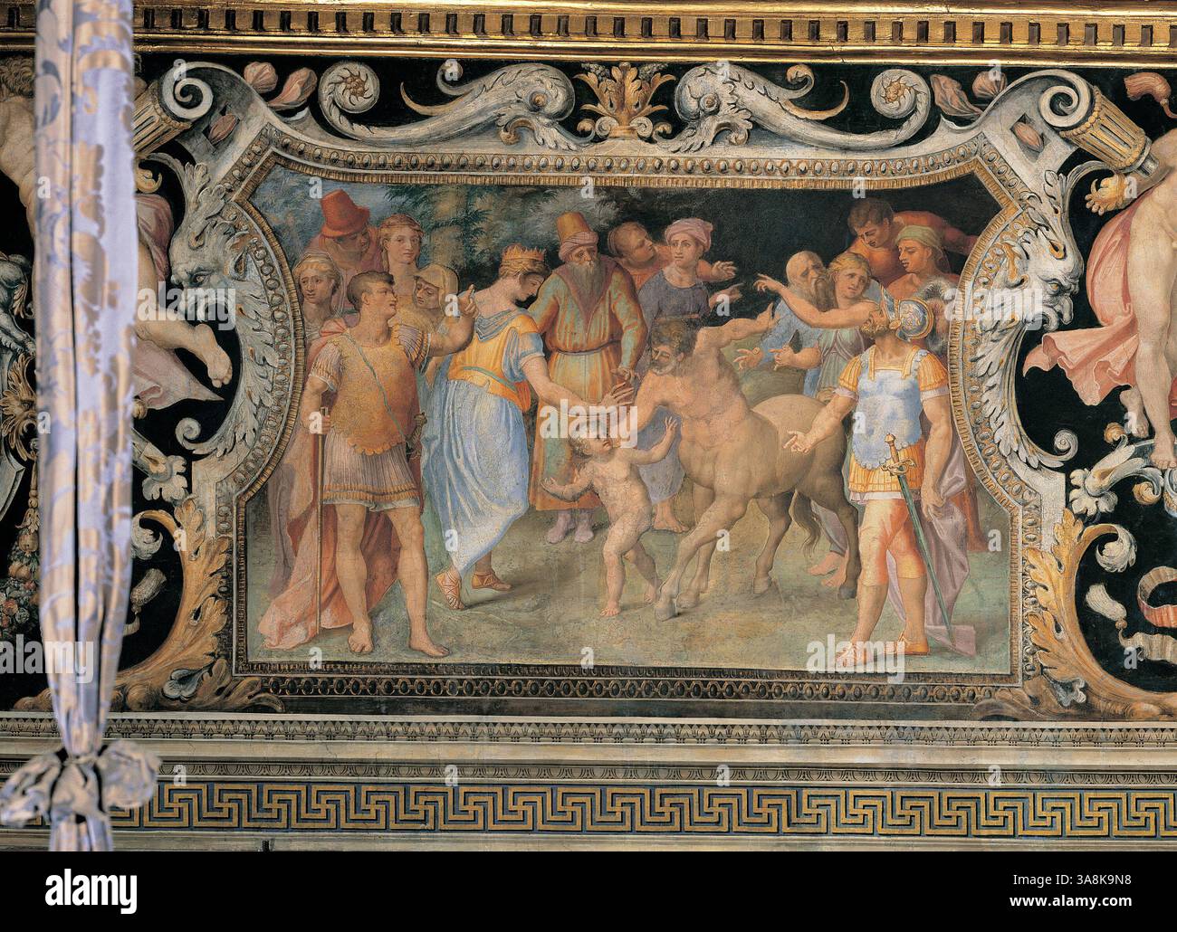 Anonymous artist, Thetis Entrusting the Infant Achilles to the Centaur ...