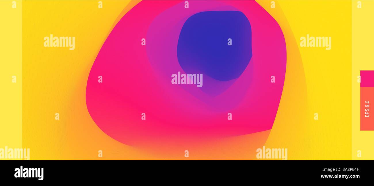 Colorful gradient fluid backgrounds with dynamic liquid forms. Covers design template for flyer leaflet, brochure design, report, presentation or maga Stock Vector
