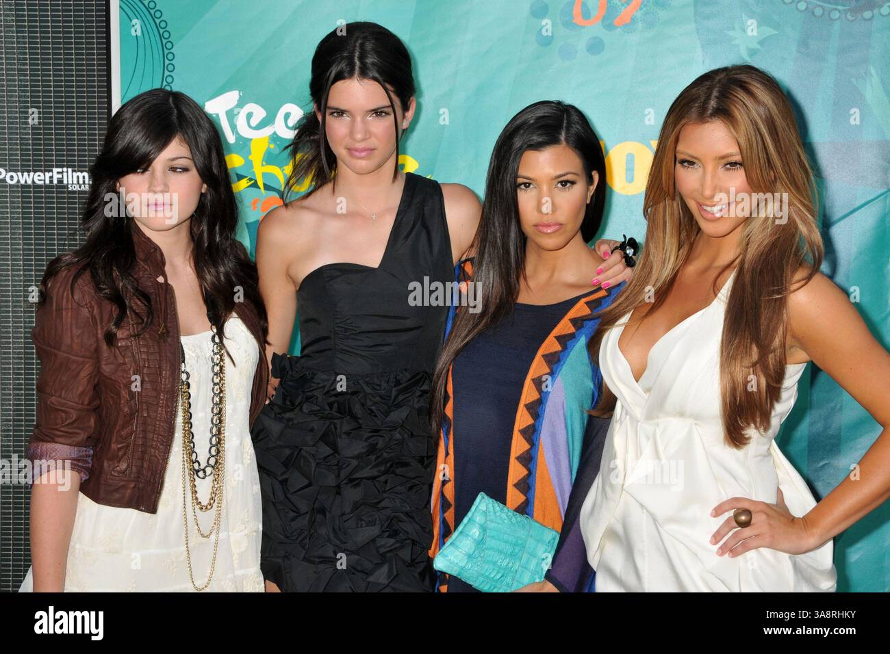 Kylie kardashian kendall kardashian in hi-res stock photography