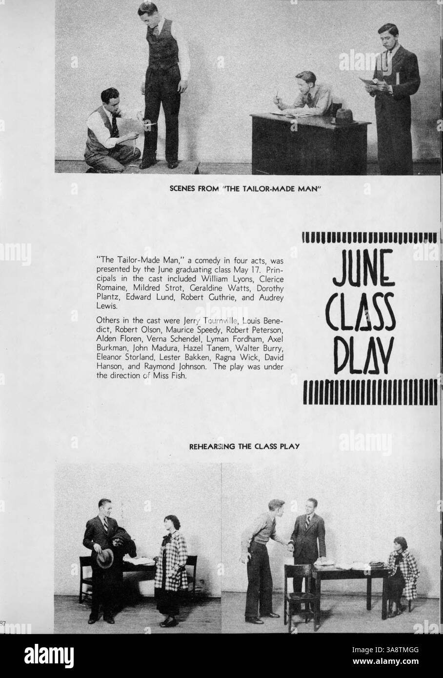 The 1935 South High 'Tiger' yearbook documents the 1934-1935 school ...