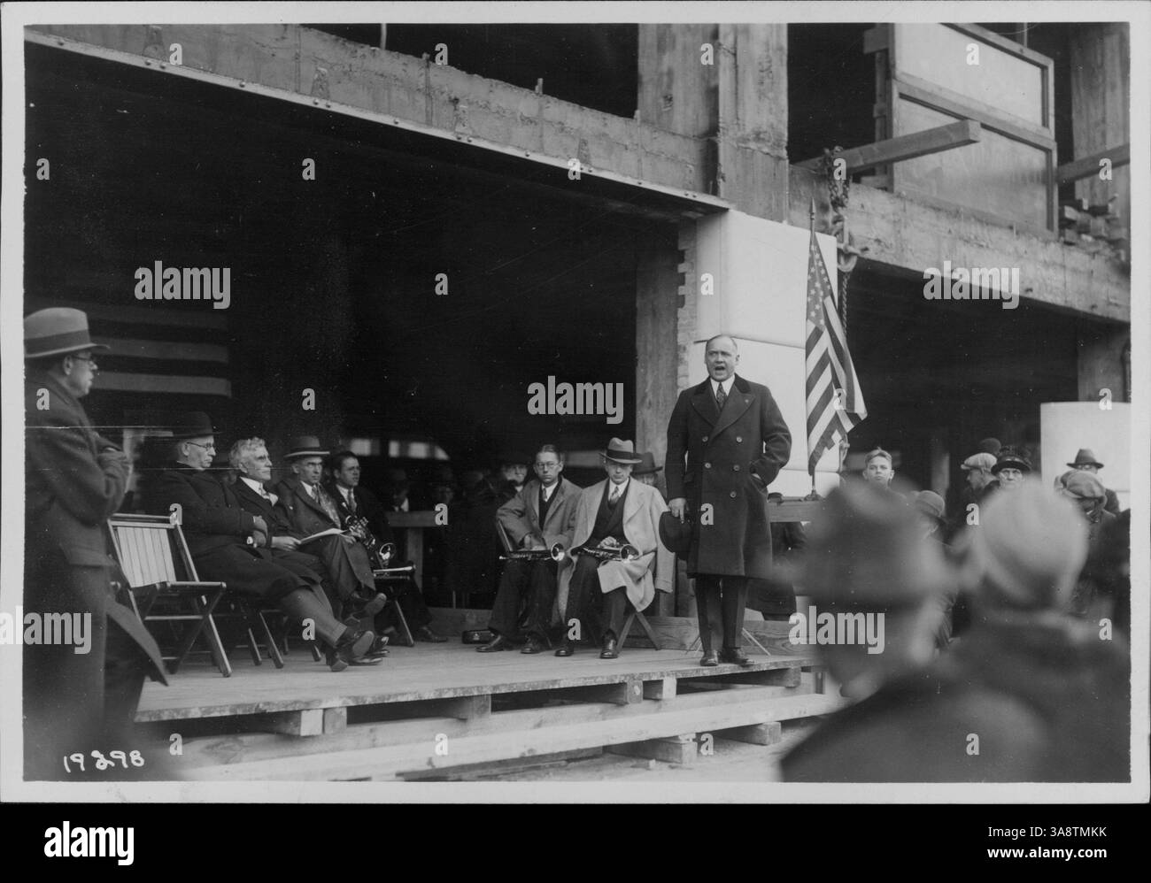 Rev. Mecklenburg of Wesley Methodist Church spoke during the ...