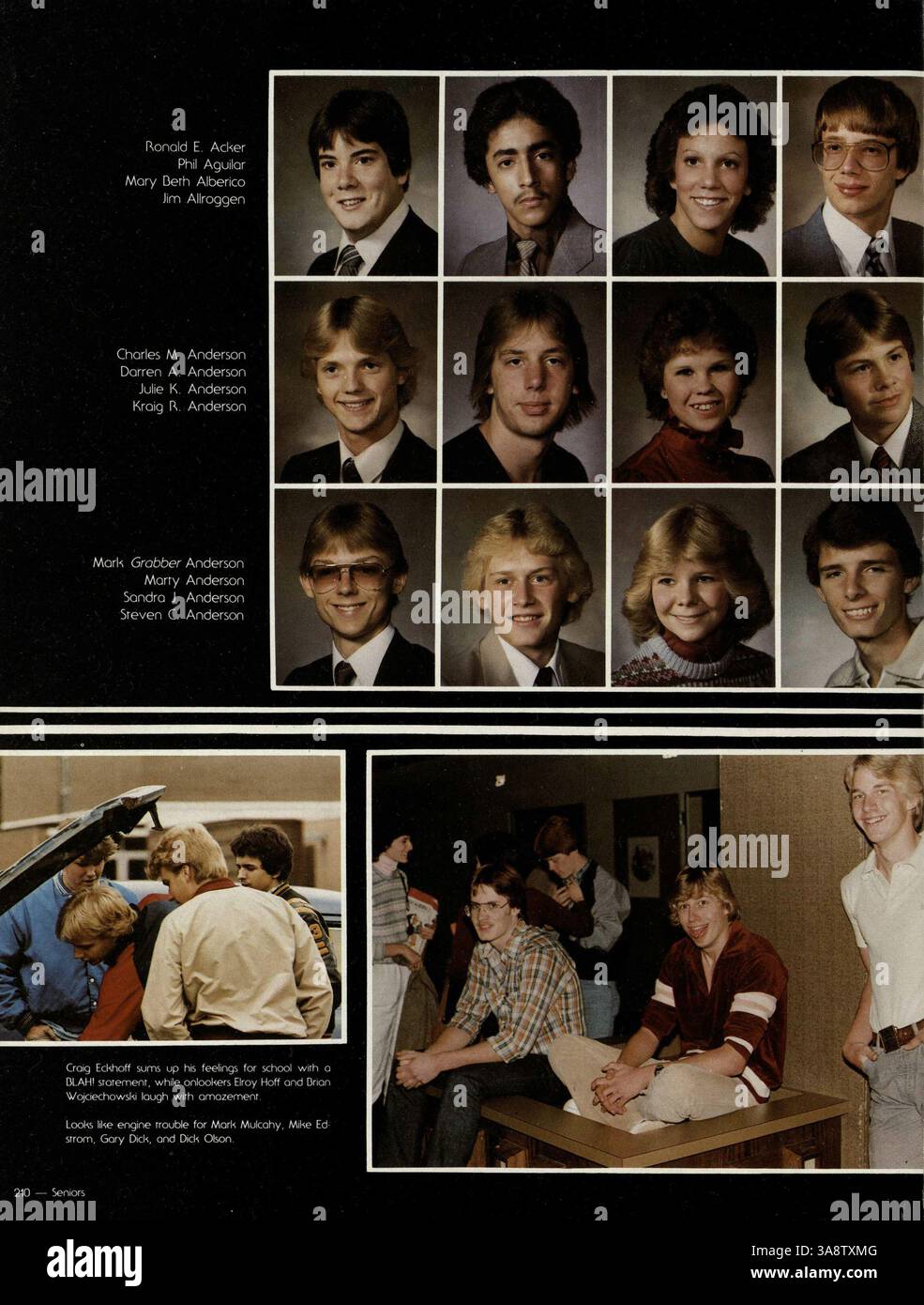 Documents significant moments from the 1982 1983 academic year hi-res ...