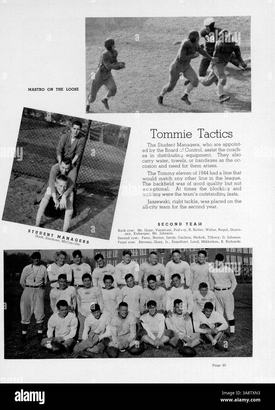The 1945 Wizard Yearbook From Edison High School Reflects The 1944