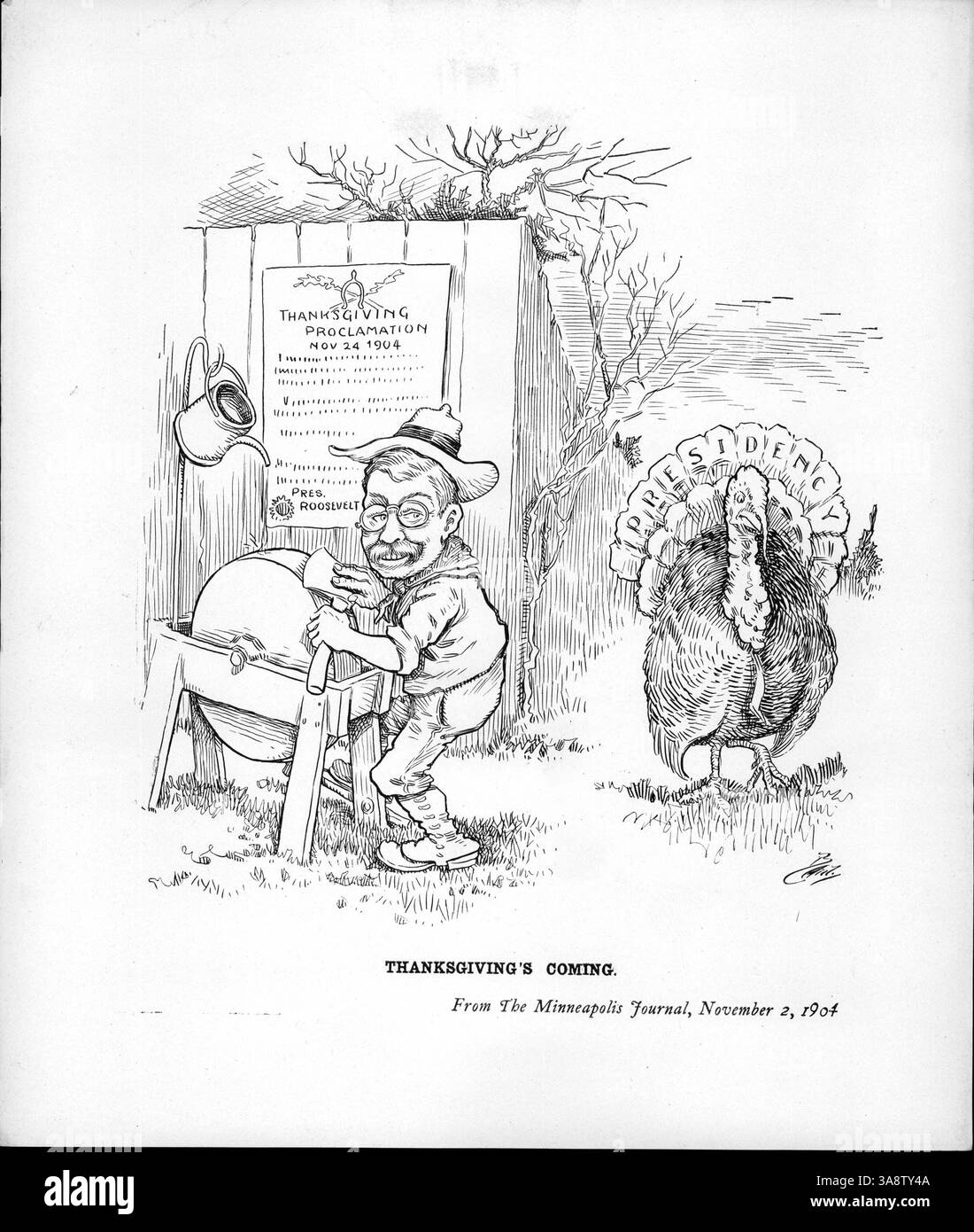 This political cartoon depicts president roosevelt sharpening hi hi-res ...