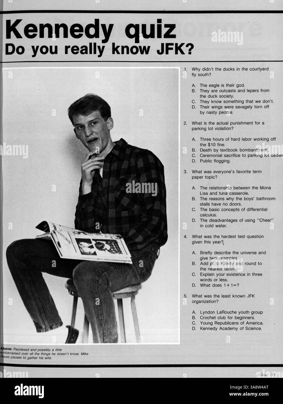 The 1987 Kennedy High Yearbook Features Profiles Of Students Teachers the-1987-kennedy-high-yearbook-features-profiles-of-students-teachers